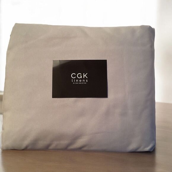 CGK Linens 3 Piece Twin XL Sheet Set Gray Microfiber Deep Pockets - Picture 1 of 3